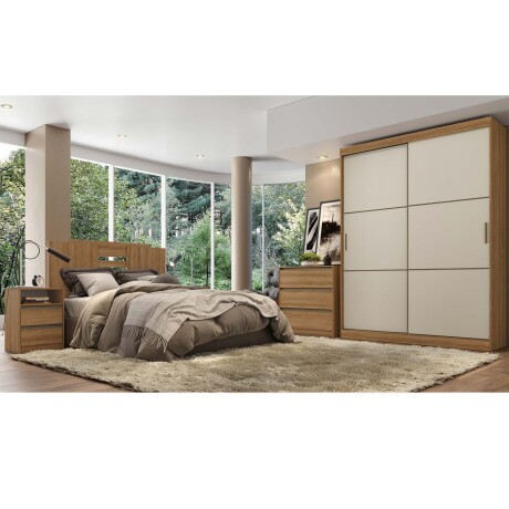 PLACARD 2 PUERTAS MDP MARRON COMFORT FLEX