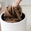 Puff c/Baúl Boucle Beige | PREVENTA