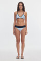 Bikini Bottom Ginger Stripes Aqua