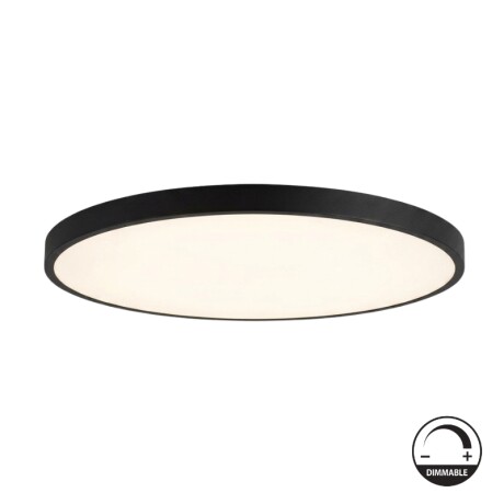 PLAFON LED MERLINA f60cm 48W Panel LED Merlina Negro Ø60CM 48W