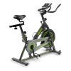 Bicicleta de spinning Bravo Sport con display y pedales ajustables Negro