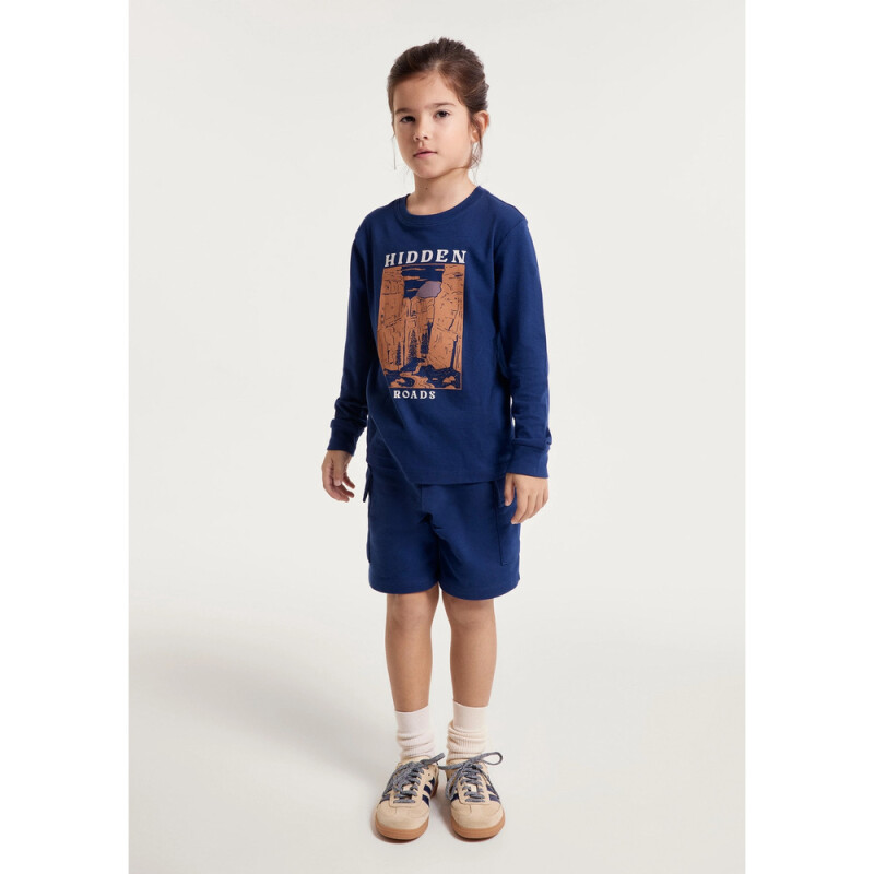 CAMISETA ML MASC AZULMARINHO