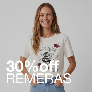30% REMERAS