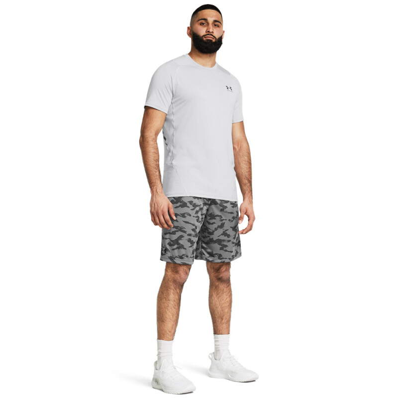 UA Tech Printed Short-BRN GRY-025