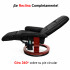 Sillón Ejecutivo Masaje Calefacción Apoyapies Cuerina NEGRO