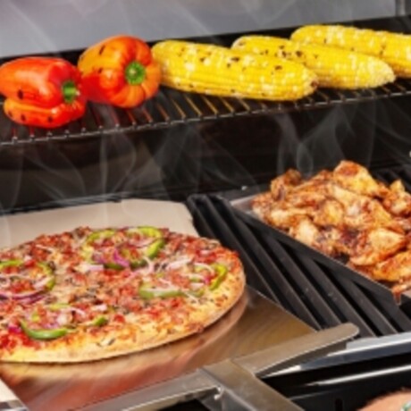 Barbacoa a Gas Broil King Crown 440 Shadow 4 Quemadores con Hornalla Lateral Barbacoa a Gas Broil King Crown 440 Shadow 4 Quemadores con Hornalla Lateral