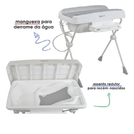 Baño con cambiador Millenia gris