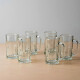 Set x6 Jarra cerveza 350ml vidrio millenium TRANSPARENTE