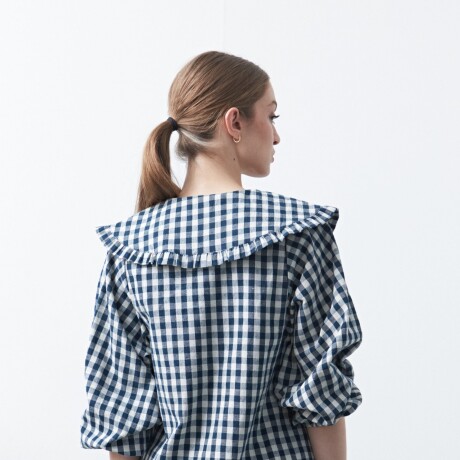 CAMISA ORCHID Azul Oscuro