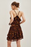 Falda Cheeta Banjar Marron