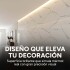 Placa PVC Símil Mármol 2,44 x 1,22 m Mármol Blanco Gris Claro 1