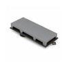 RECEPTACULO LINEAR PVC TAPA GRIS 25CM Receptaculo Linear Pvc Tapa Gris 25cm
