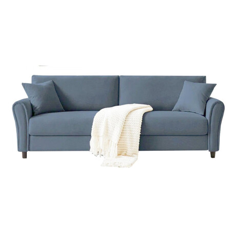 SOFÁ SILLÓN 3 CUERPOS AZUL