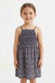 Vestido tirantes estampa floral AZUL MARINO