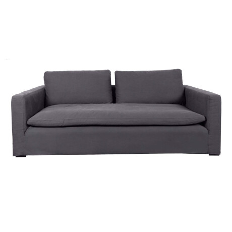 SOFÁ 3 CUERPOS TELA GRIS NUNU GRIS OSC