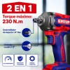 LLAVE IMPACTO 20V C/BAT 2EN1 ECIWL20236 EMTOP Llave Impacto 20v C/bat 2en1 Eciwl20236 Emtop
