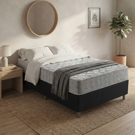SOMMIER UNA PLAZA - 100% ESPUMA BASE CAMA COLCHÓN SOMMIER UNA PLAZA - 100% ESPUMA BASE CAMA COLCHÓN