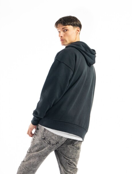 Canguro de Felpa Oversized California Negro