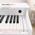 Piano Digital Infantil Memphis Sm258 A Baterías PIANO DIGITAL MEMPHIS SM258 BLANCO