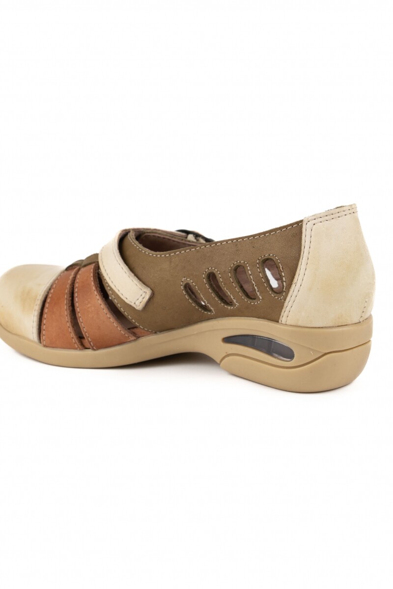 ZAPATO BURBUJA Verde Combinado