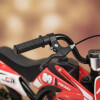 Bicicleta estilo moto con roncador rodado 16" Rojo