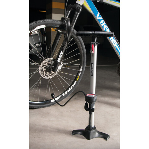 Inflador vertical manual 160 psi / 11 bar -TRAMONTINA TN0585