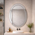 Espejo Oval Led De Pared Led07 50 X 70 Cm Desempañado ESPEJO OVAL LED07 50X70