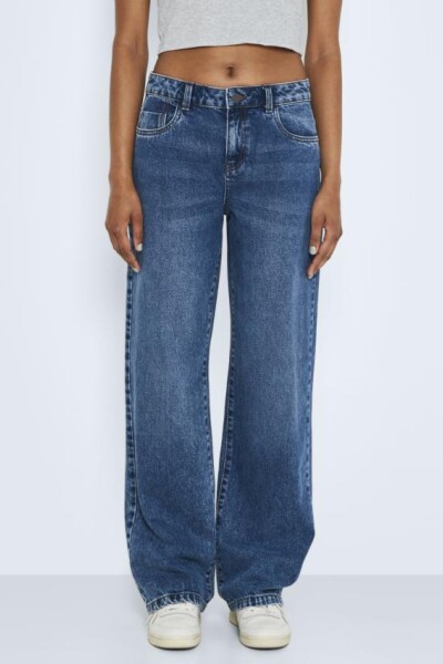 Jeans Amanda Wide-leg Medium Blue Denim