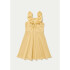 VESTIDO CURTO FEM AMARELO CLARO
