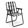 SILLA MOR ALTA ACERO RETRO PLEGABLE MOR 2583 BLANCO Y NEGRO Silla Mor Alta Acero Retro Plegable Mor 2583 Blanco Y Negro