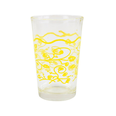 Set De 6 Vasos De Vidrio Con Diseño 220 ml Set De 6 Vasos De Vidrio Con Diseño 220 ml