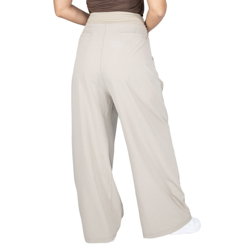 PANT FEM EVERLAST POLY/SPX WIDE TROUSER KH W6 M KHAKI
