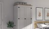 Ropero 2 puertas 1 Cajón Madera - Linea Mexicana Blanco