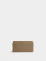 Cartera Efecto Piel L taupe