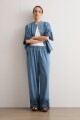 Pantalón de jean bordado jean medio