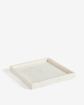 Bandeja Serela de mármol blanco 35 x 35 cm Bandeja Serela de mármol blanco 35 x 35 cm