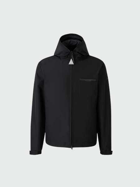 MONCLER - Chaqueta camisera con plumón Gascoyne Negro
