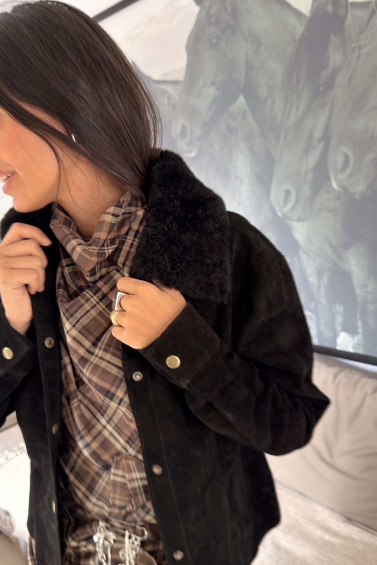 Warm Shirt Negro