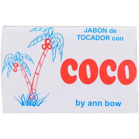 Jabón de Tocador con Coco ANN BOW 140 G Jabón de Tocador con Coco ANN BOW 140 G