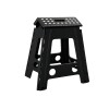 BANQUETA PLASTICA PLEGABLE NEGRA Banqueta Plastica Plegable Negra