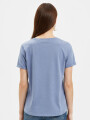 Remera Cordata Azul Grisaceo
