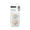 Set x2 chupete anatómico Suavinex 18m beige cerezas