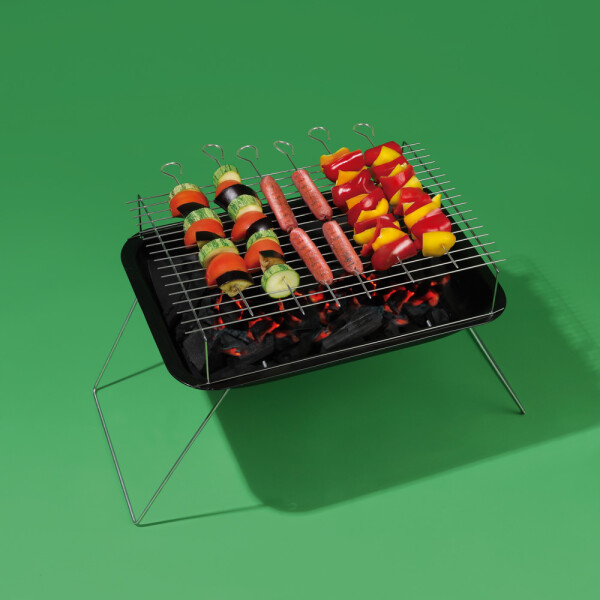 KIT ESPETONES SIMPLES PACK X 6 UNIDADES METAL