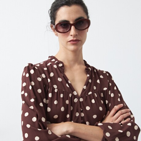 CAMISA TOPACIO Chocolate