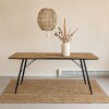 MESA DE COMEDOR ROGER NATURAL - -