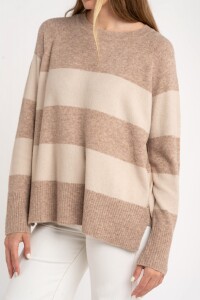 Sweater Rayado Mocha
