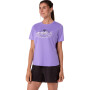 Polo Running Fujitrail Logo SS Top Mujer Amethyst