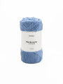 PIE DE CAMA FLANNEL ROMBOS PETROLEO