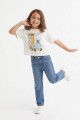 Remera m/c estampa oso CRUDO