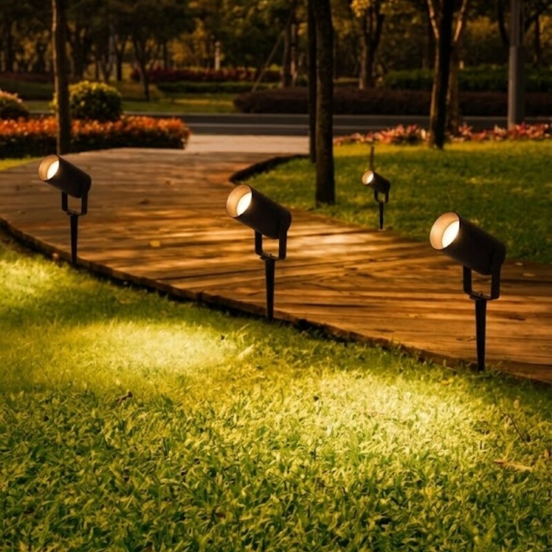 PINCHO EXTERIOR UTAH GU10 60CM - NEGRO Luminaria Pincho Utah GU10 60cm